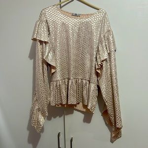 Large Zara Flarred Shirt